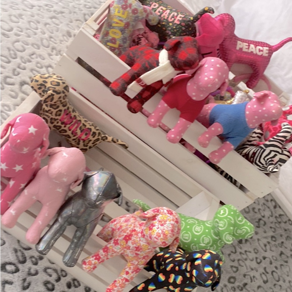 Personalize PINK crates n pups